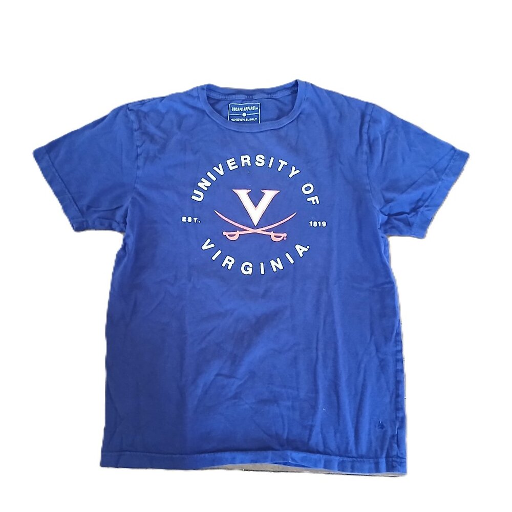 Virginia Cavaliers Blue Uscape Apparel T-Shirt Men’s Large NCAA College Tee